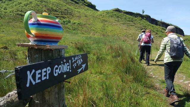 Lunchen bij wandeltocht - Afbeelding 1
