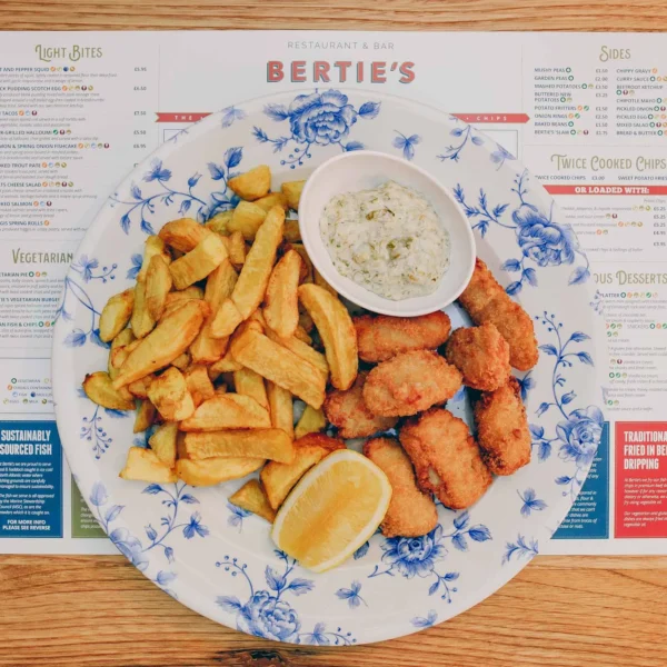 Fish and Chips @Berties Edinburgh